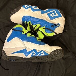 Fila ' Blue and White High-Top Sneakers